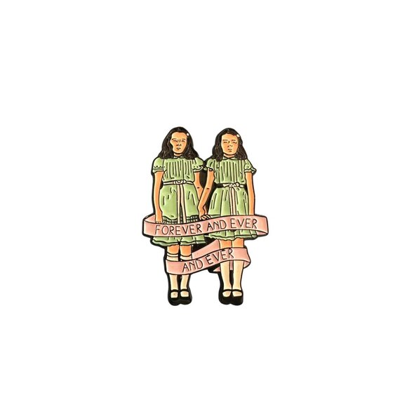 FOREVER AND EVER Grady Twins Shining Enamel Pin NEW NWOT - Picture 3 of 4